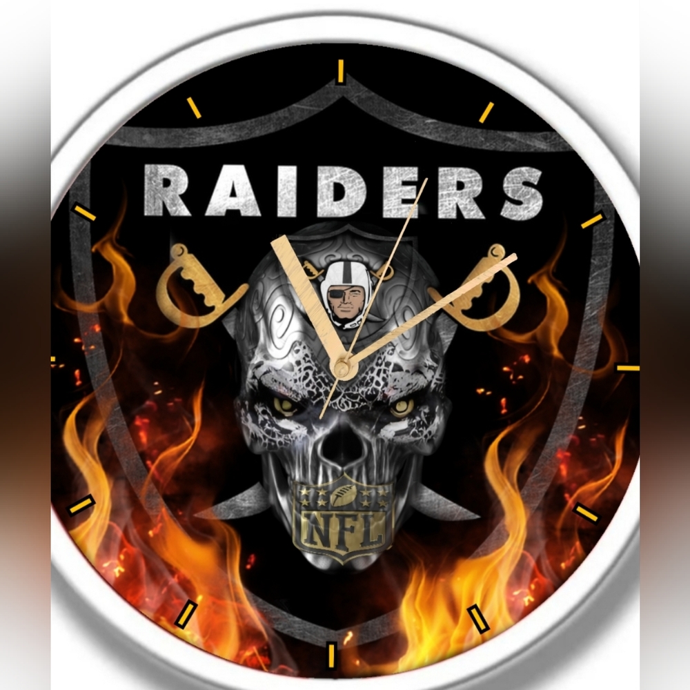 Raiders led danac lights clock